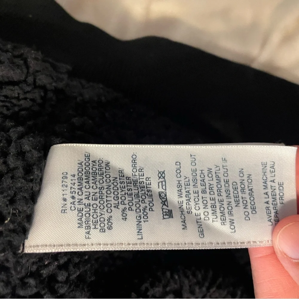 True Religion Buddha Sherpa Zip Hoodie Medium‎